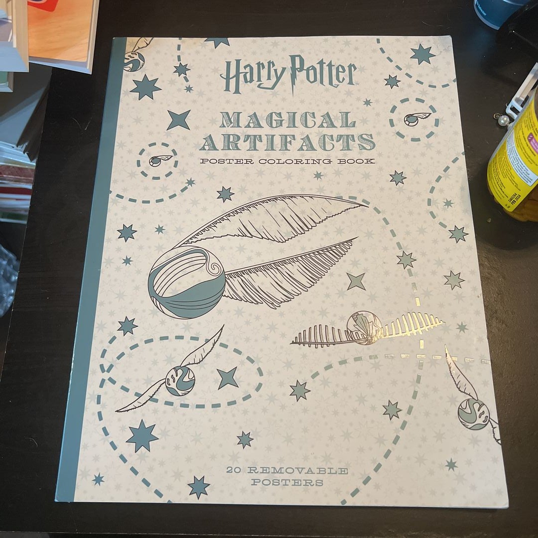 Harry Potter Magical Artifacts Poster Coloring Book