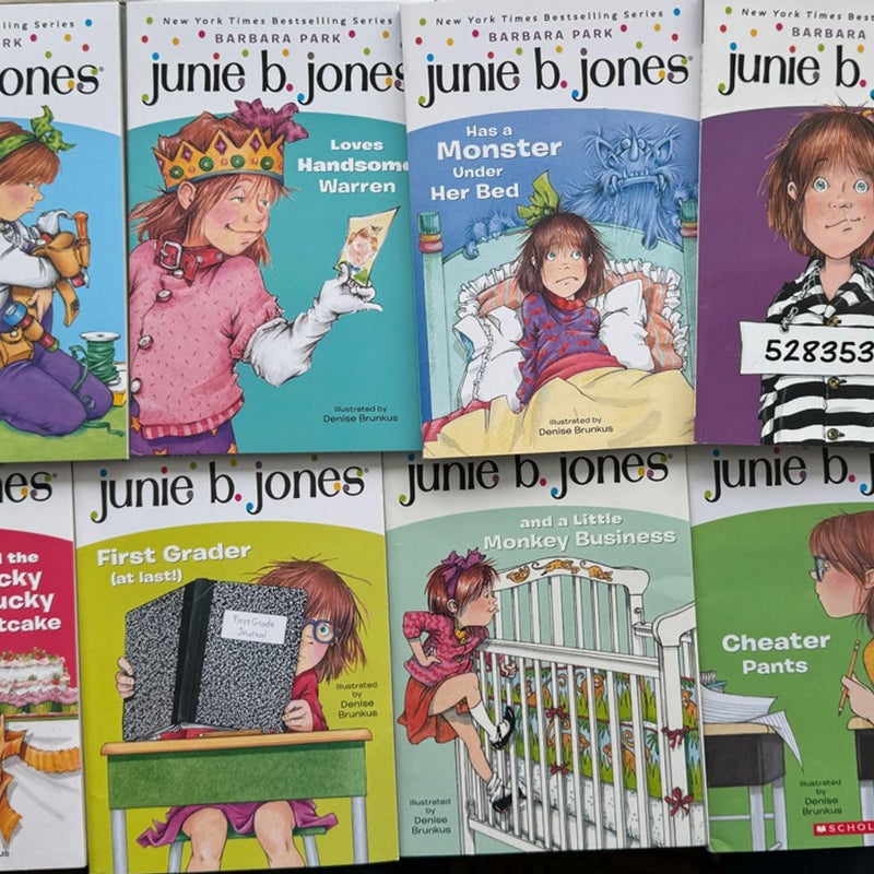 Lot of 8 Junie B Jones Chapter Books