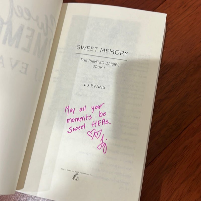 SIGNED Sweet Memory