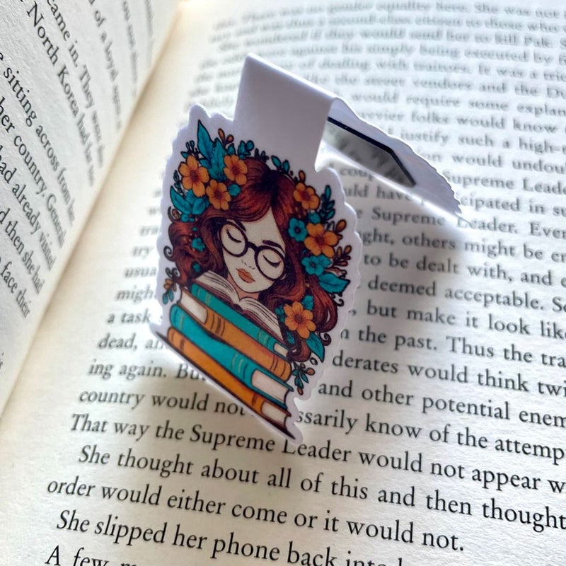 Bookish Girl Magnetic Bookmark