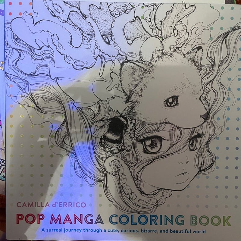 Pop Manga Coloring Book: A Surreal Journey Through a Cute, Curious,  Bizarre, and Beautiful World