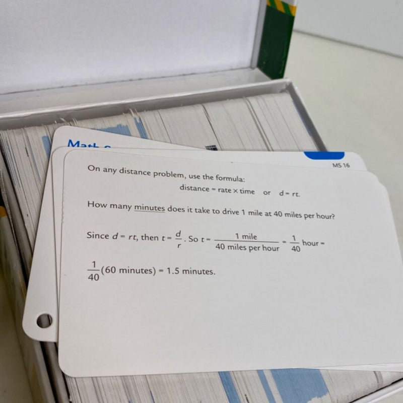 Barron's GRE Flash Cards