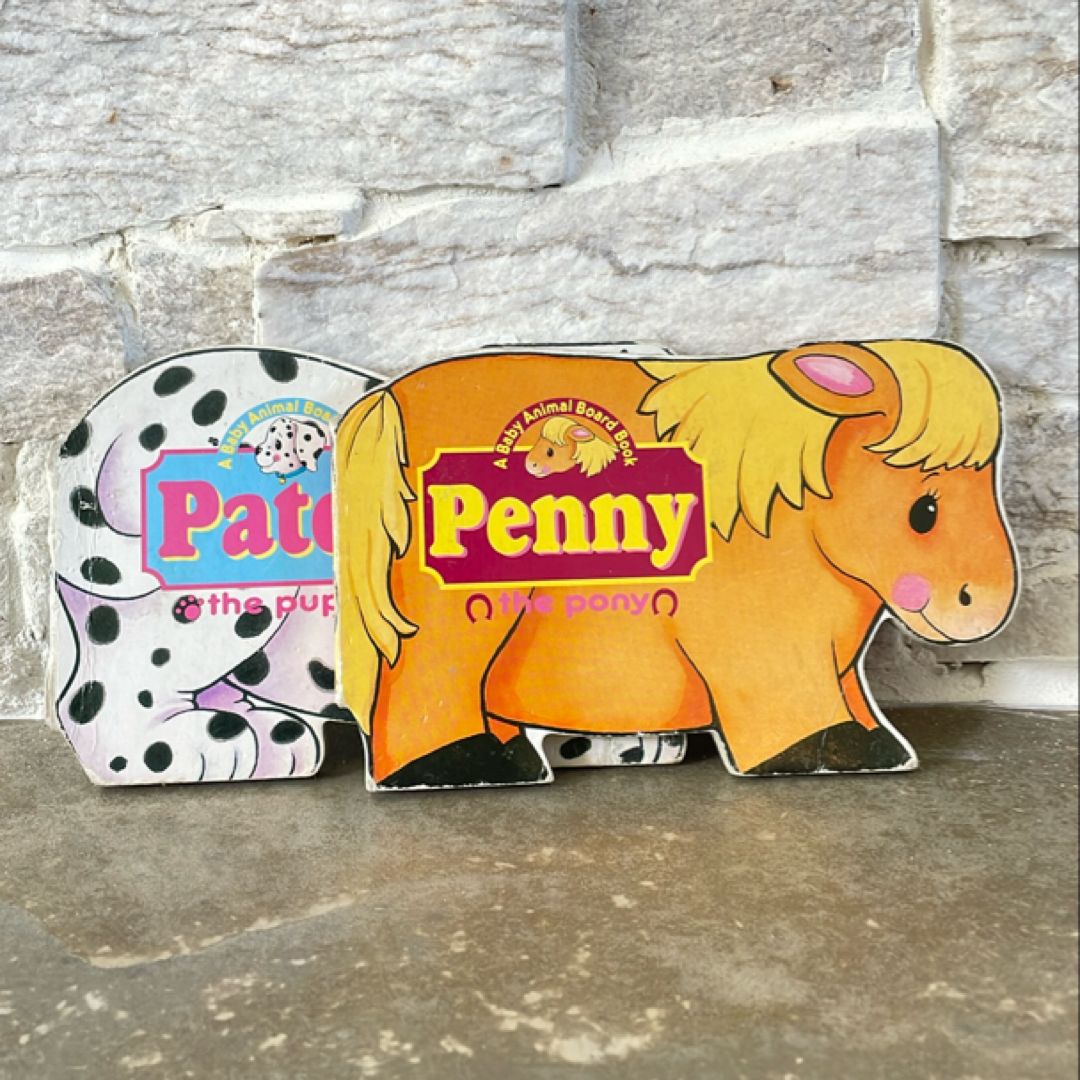 Set of 2 animal books for toddlers