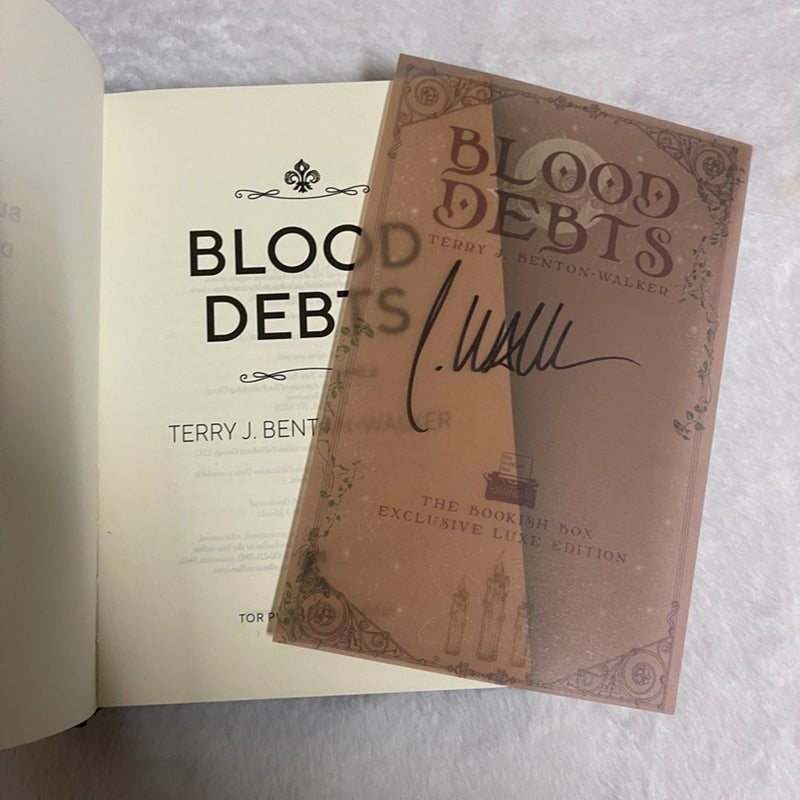 Bookish Box Blood Debt