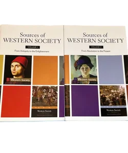 Sources of Western Society Volume 1 & 2