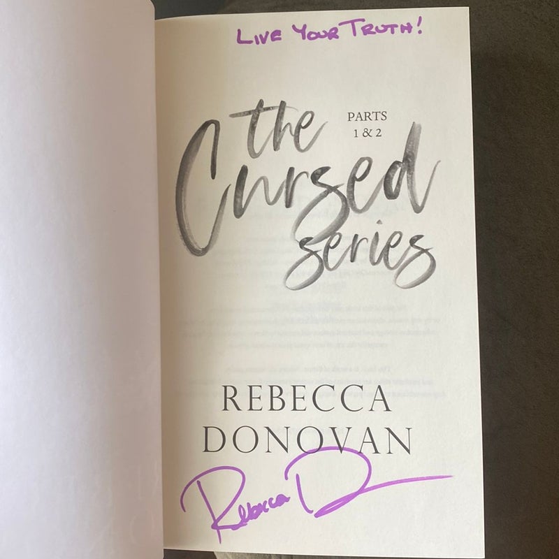 The Cursed Series, Parts 1 And 2 - SIGNED BY AUTHOR