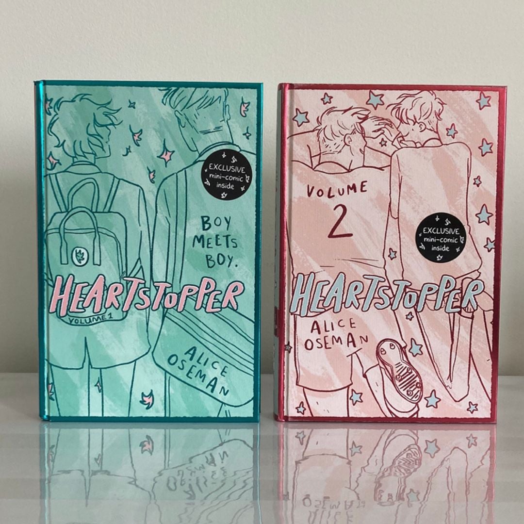 Heartstopper Vol.s 1 & 2 Waterstones w/exclusive mini-comic ~ NEW! by Alice  Oseman, Hardcover