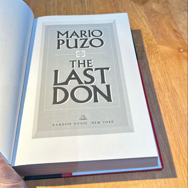 1st ed./2nd* The Last Don