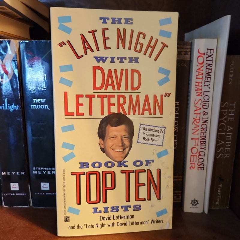 The Late Night with David Letterman Book of Top Ten Lists