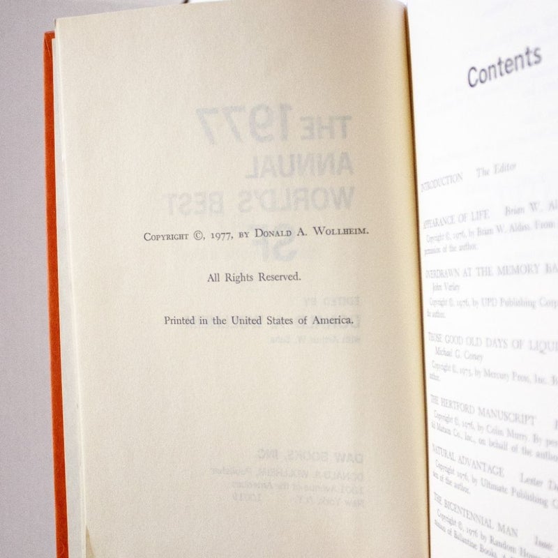 The 1977 Annual World's Best SF