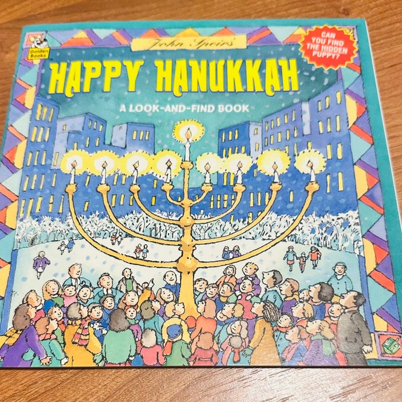 Vintage 1995-Happy Hanukkah- Golden Books