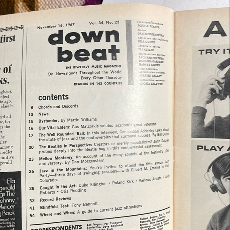 Down Beat - Vol. 34, No. 23 (November 16, 1967)