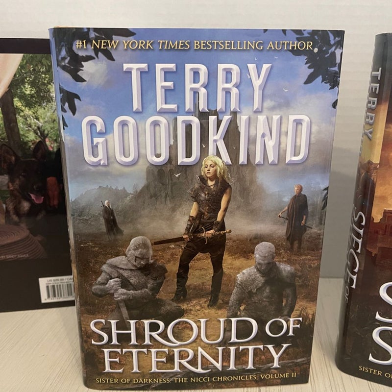 Terry Goodkind Sister of Darkness Nicci Chronicles #1-3 Hardcover