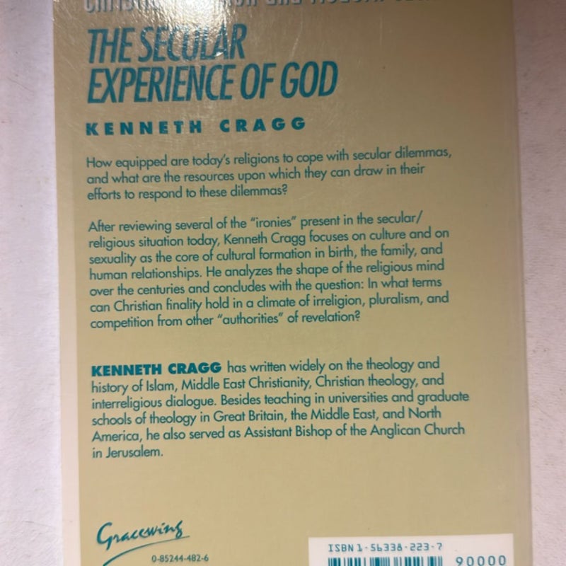 The Secular Experience of God