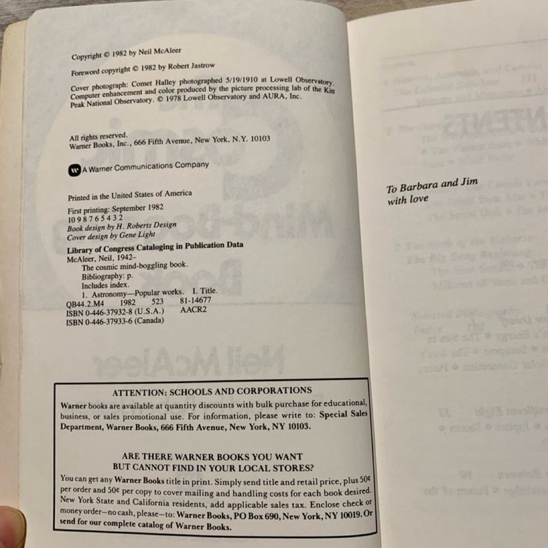 The Cosmic Mind Boggling Book (1st ed)