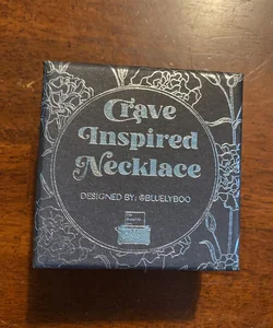 Crave inspired necklace- the bookish box 