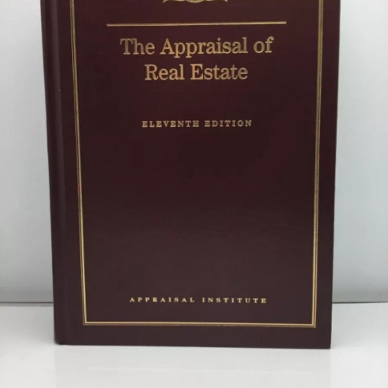 The Appraisal of Real Estate