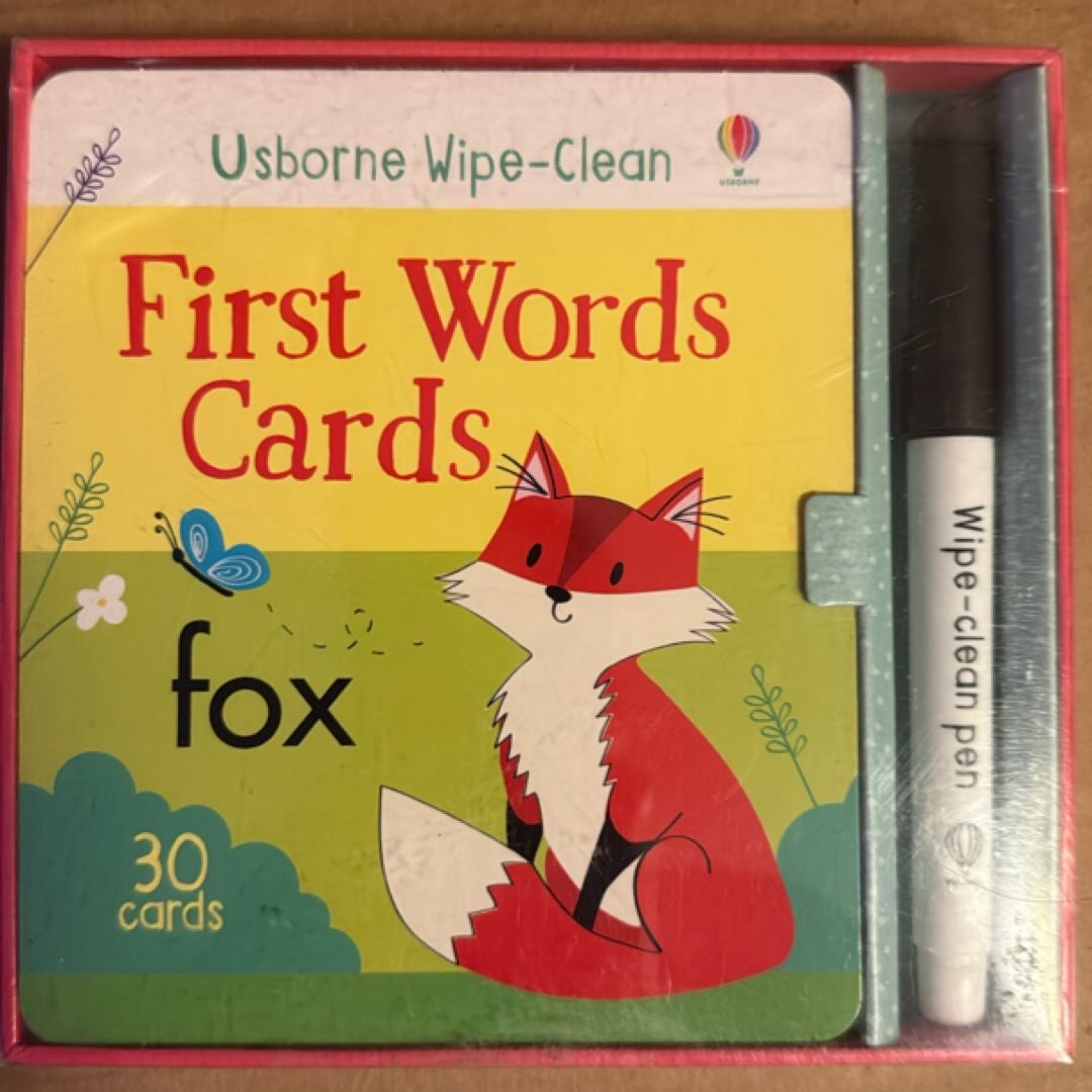 Wipe-Clean First Word Cards