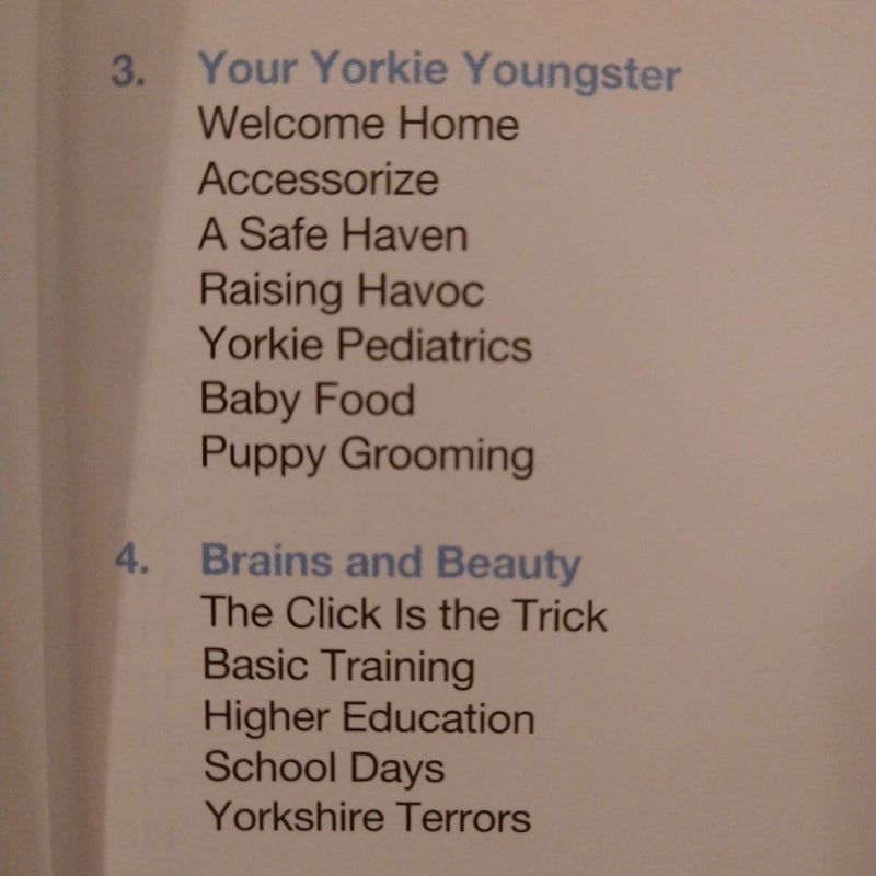 The Yorkshire Terrier Handbook