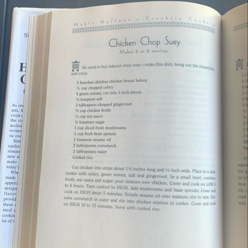 Mable Hoffman's Crockery Cookery, Revised Edition