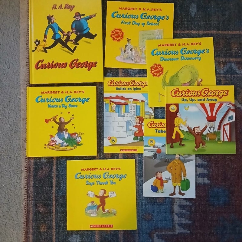 Curious George Bundle of 8