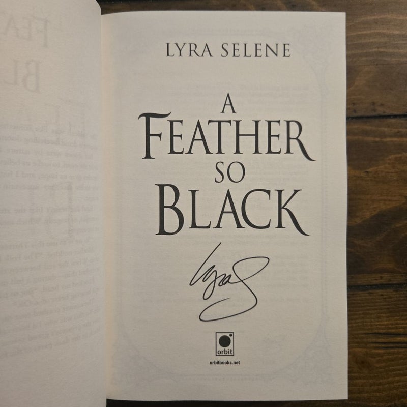 A Feather So Black (signed Fairyloot edition)