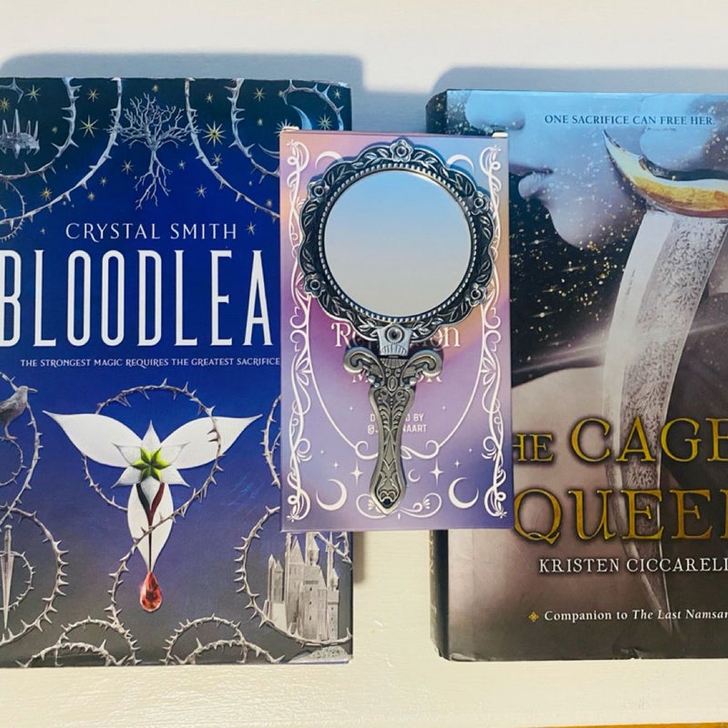 Bloodleaf (HARDCOVER) The Caged Queen ( HARDCOVER) & Mirror: The Girl with No