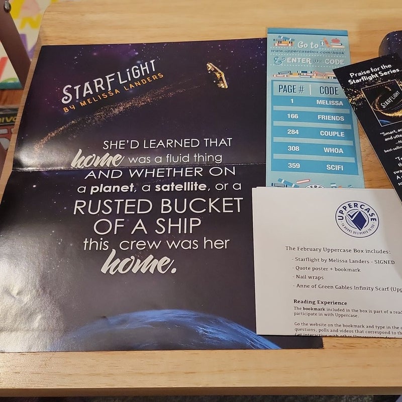 Starflight (Autographed) With Poster & Bookmark
