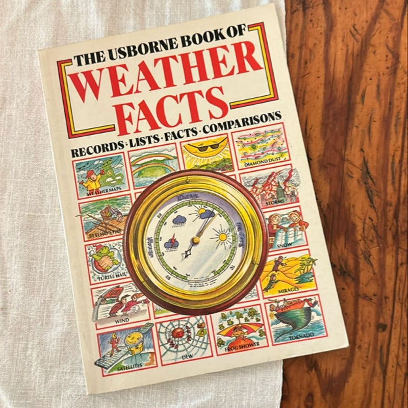 The Usborne book of Weather Facts