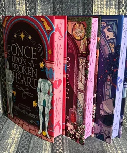 Once upon a Broken Heart - FairyLoot trilogy set w stenciled edges (Free Shipping)