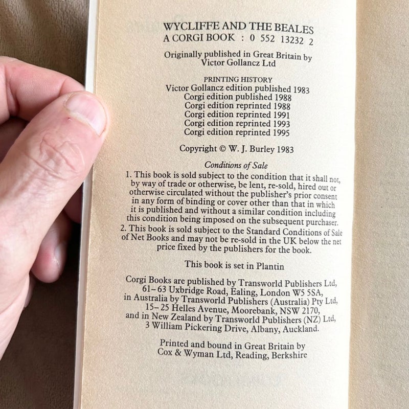 Wycliffe and the Beale 1495