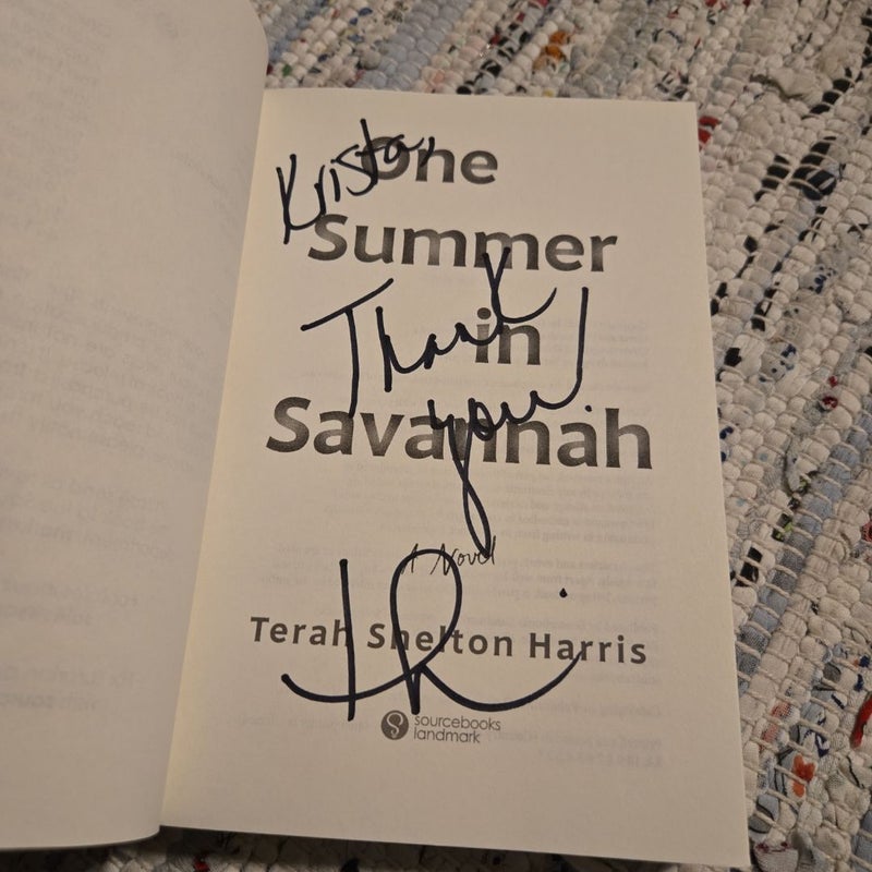 One Summer in Savannah SIGNED ARC