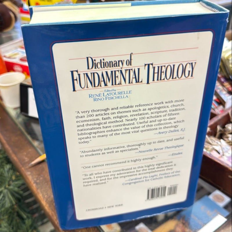 The Dictionary of Fundamental Theology