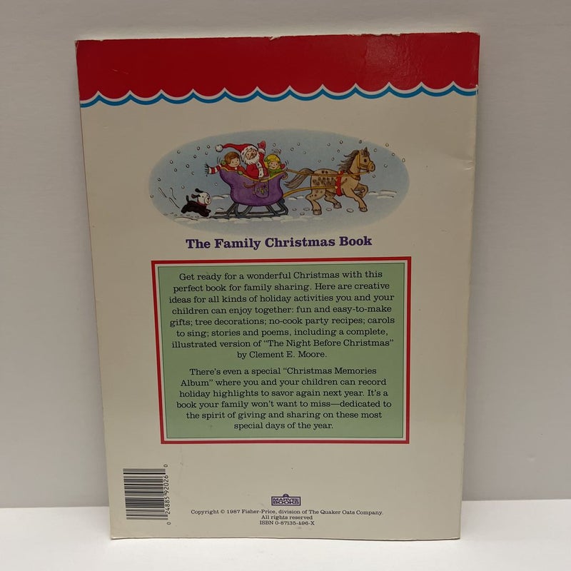 Fisher-Price Little People: The Family Christmas Book (VINTAGE -1987)