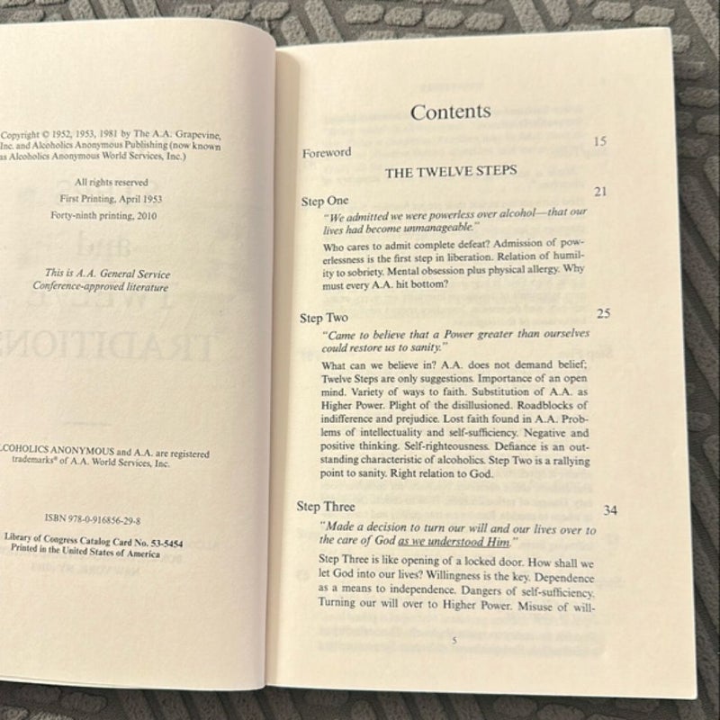 Twelve Steps and Twelve Traditions