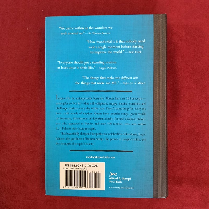 365 Days of Wonder: Mr. Browne's Book of Precepts