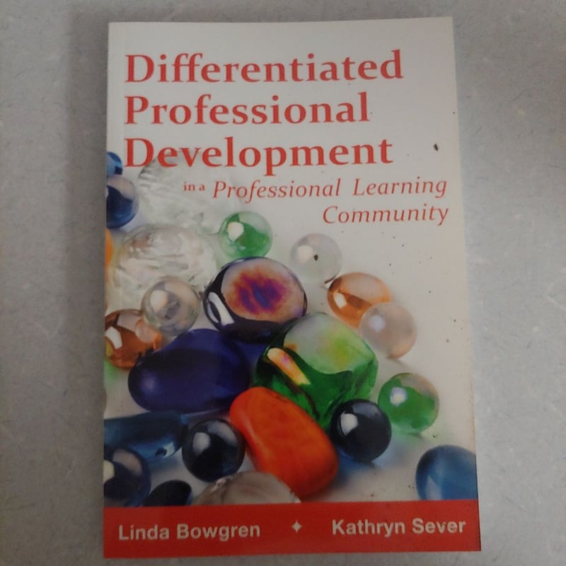 Differentiated Professional Development in a Professional Learning ...