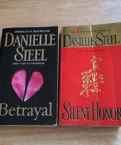 Danielle Steel Duo Bundle: Betrayal, Silent Honor
