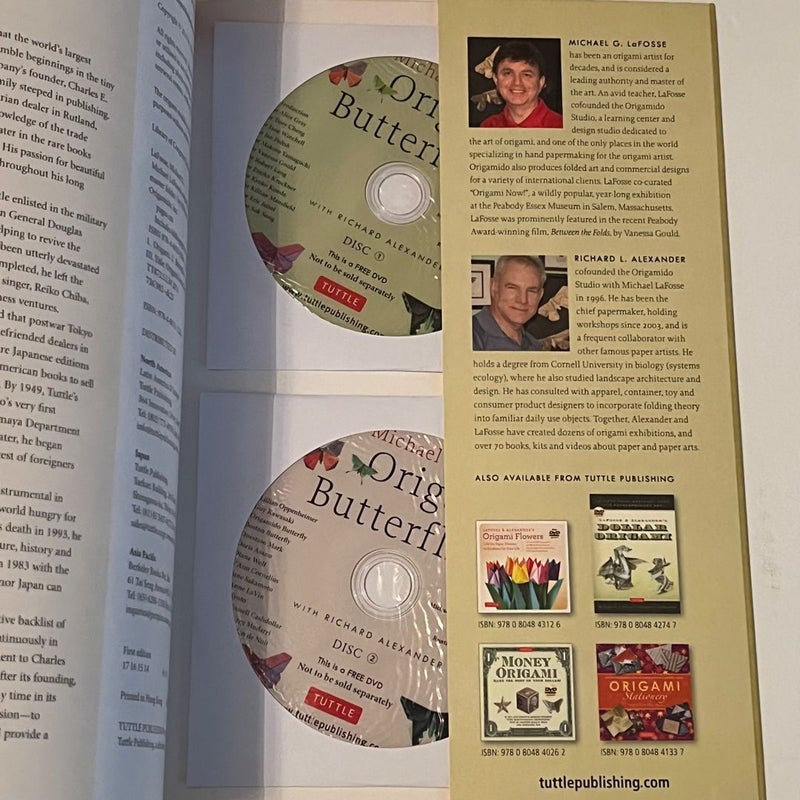 Michael Lafosse's Origami Butterflies with DVD’s