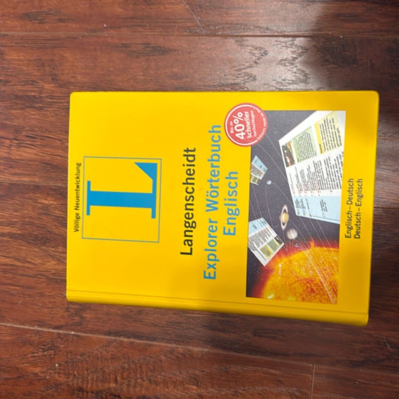 Langenscheidt Explorer Worterbuch English