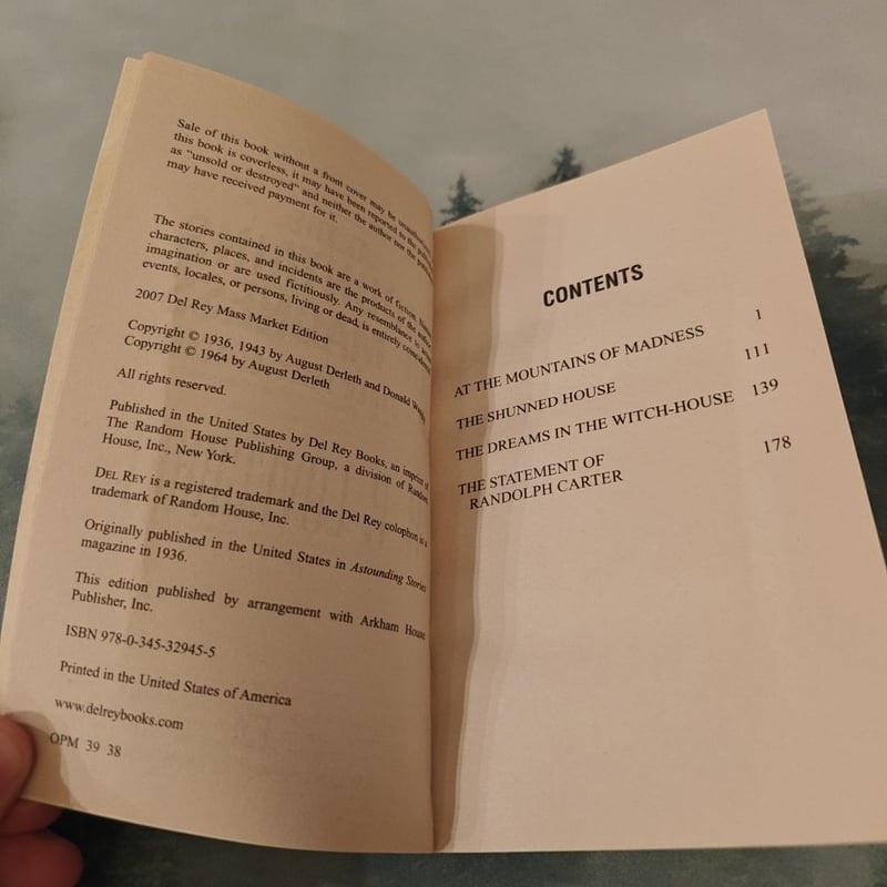 At the Mountains of Madness