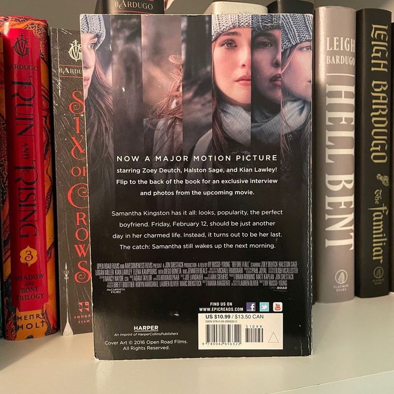 Before I Fall Movie Tie-In Edition