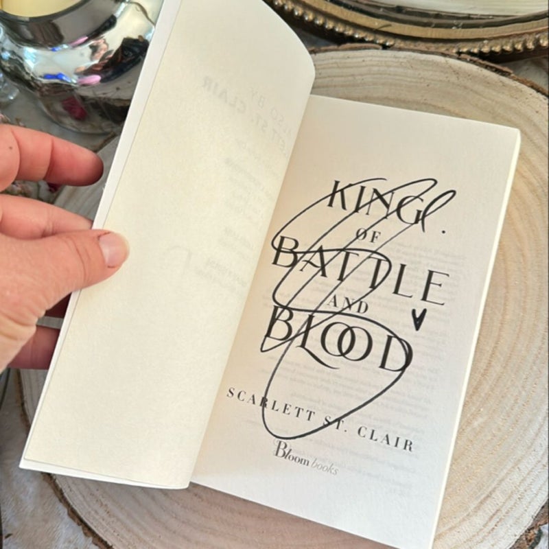 King of Battle and Blood (SIGNED)