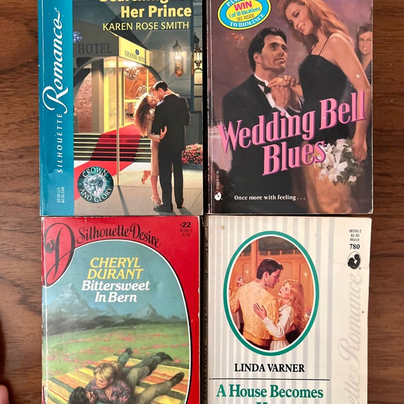 Vintage Silhouette Romance Book Lot Harlequin
