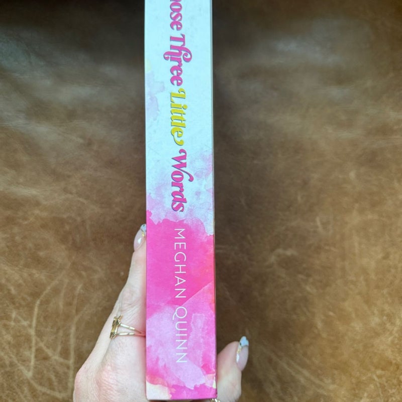 Those Three Little Words Signed Special Edition Oop