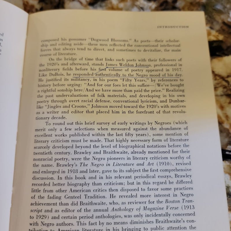 SYMPHONY
Negro Literature in America