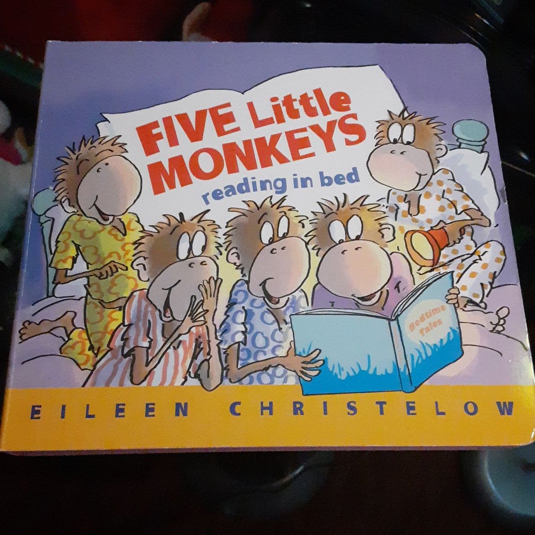 Five Little Monkeys Reading in Bed