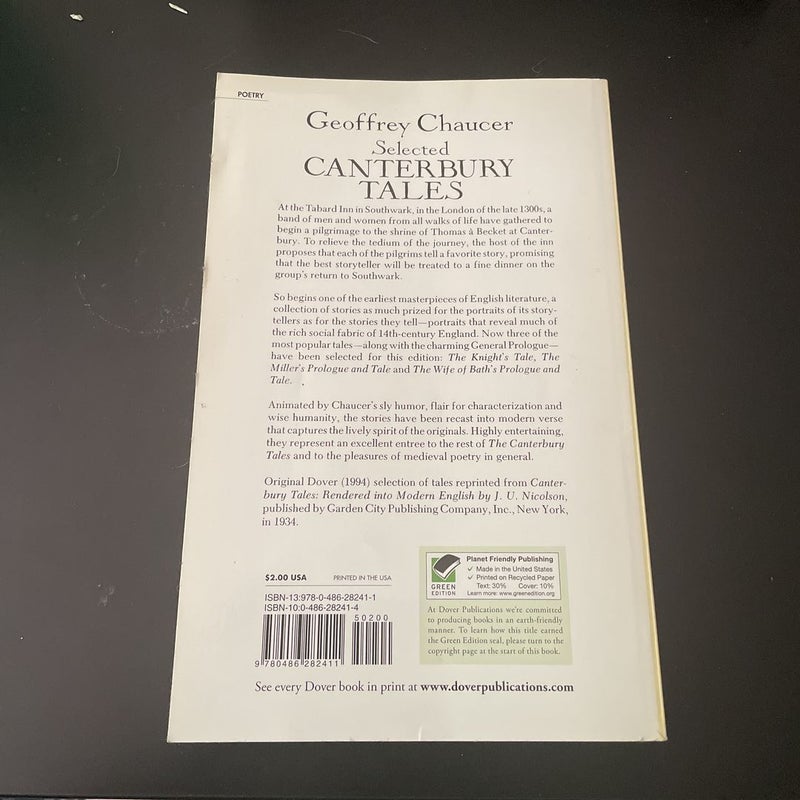 Geoffrey Chaucer - Selected Canterbury Tales