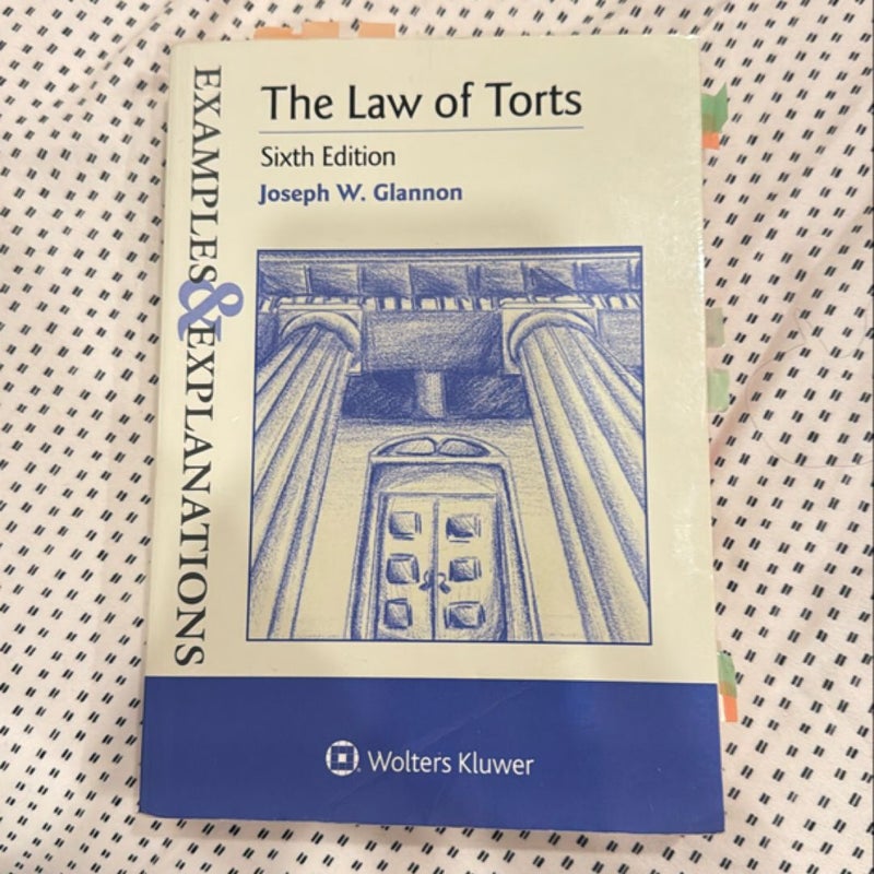 Examples and Explanations for the Law of Torts