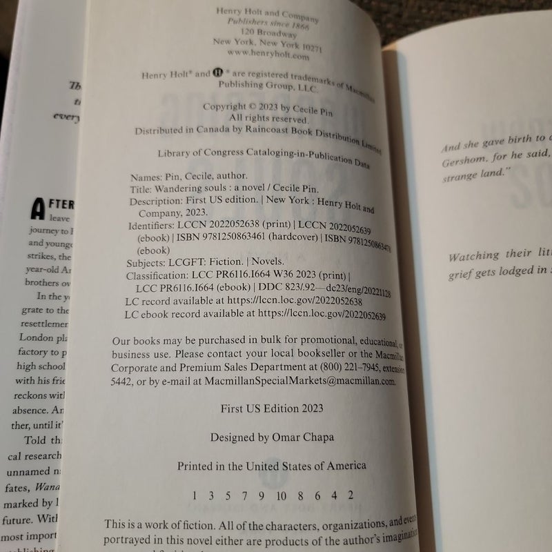 Wandering Souls (2023 First Edition)